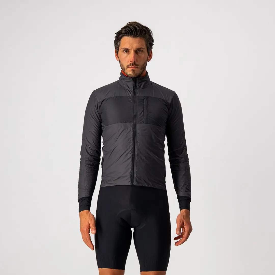 Castelli Windstopper jacket Heren Grijs Zwart Oranje