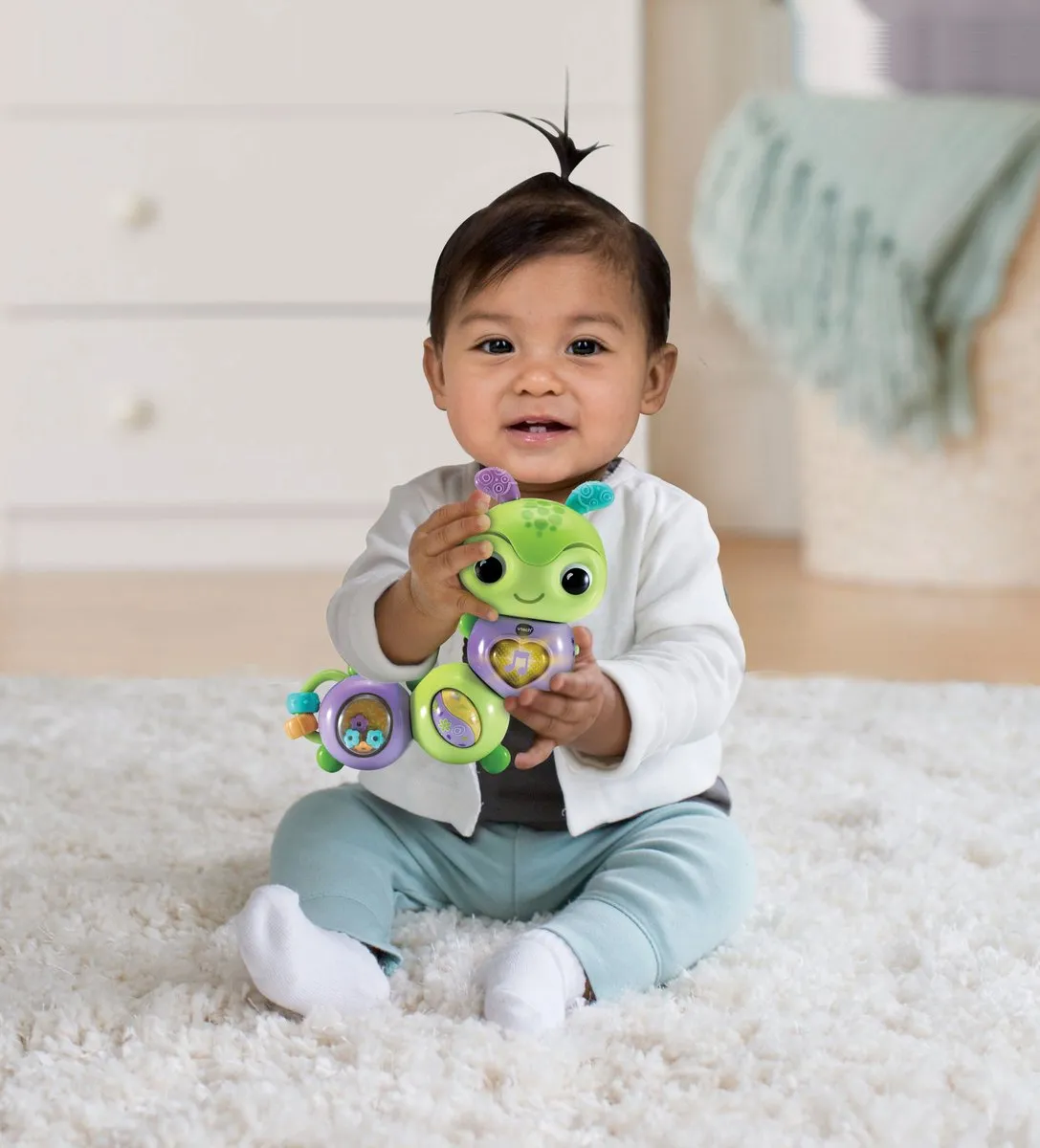 VTech Baby Dierenvriendjes Draai & Wiebel Rupsje Activity Center - Multikleuren