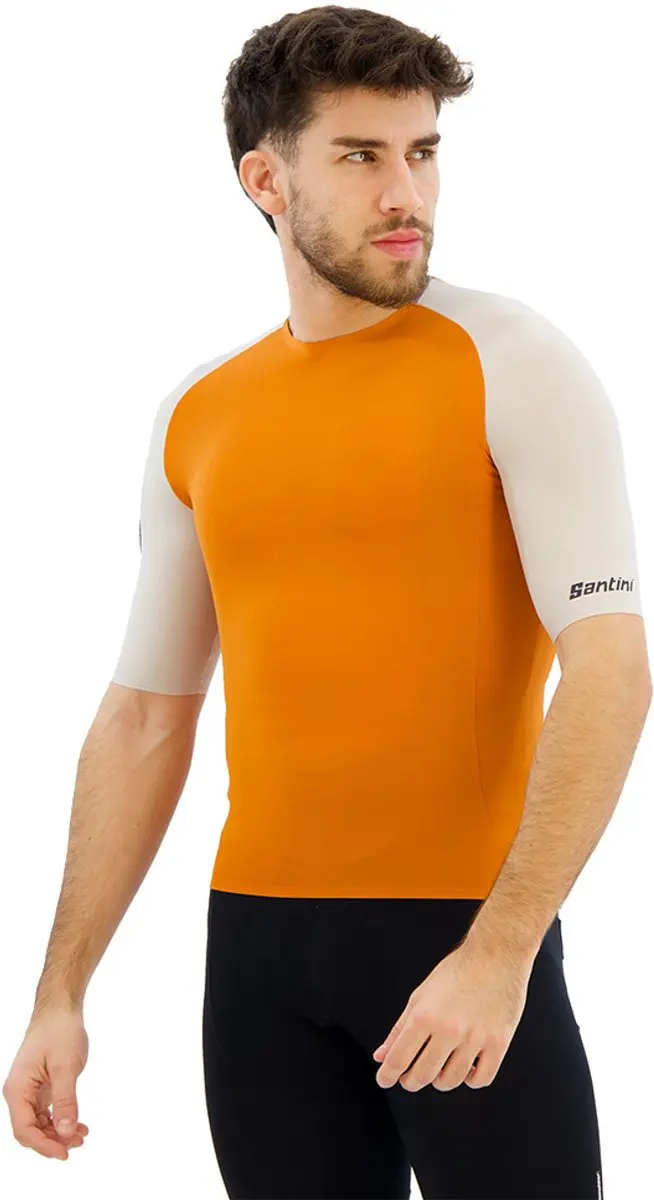 Santini Pelle Stelth Fir Wielertrui - Oranje XL