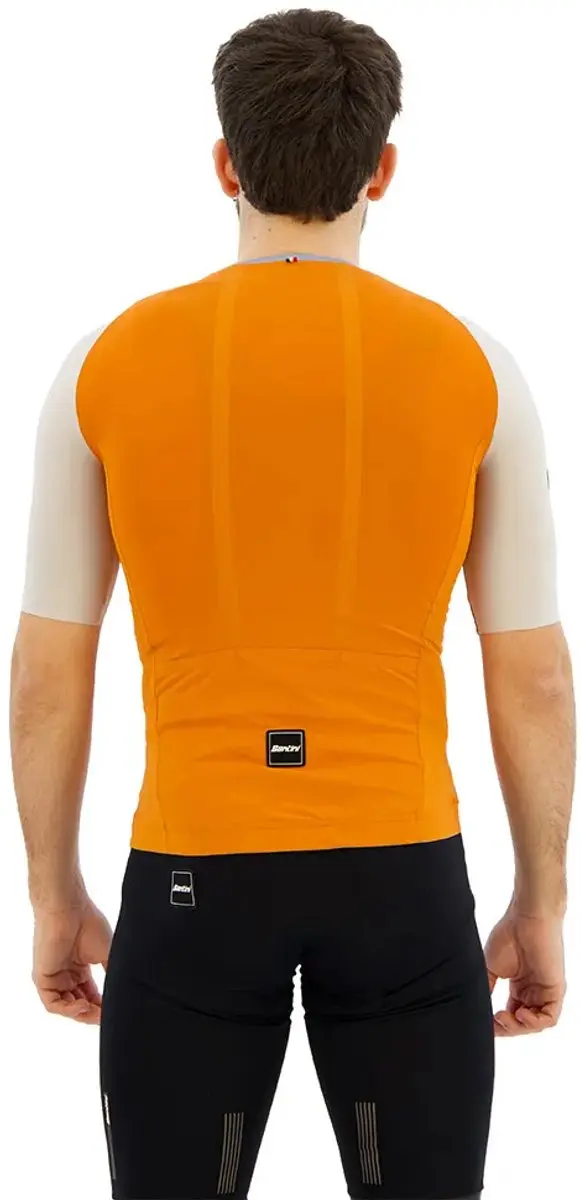 Santini Pelle Stelth Fir Wielertrui - Oranje XL