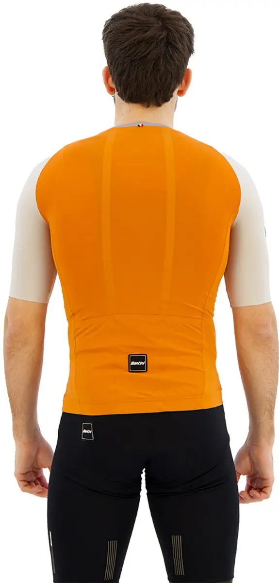 Santini Pelle Stelth Fir Wielertrui - Oranje XL