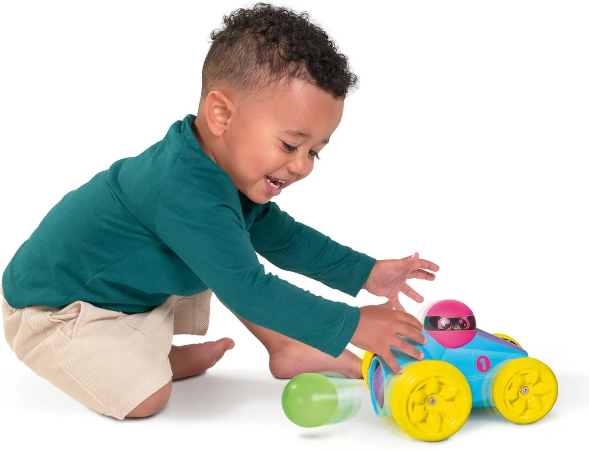 Tomy Pop & Go Racewagen - Blauw