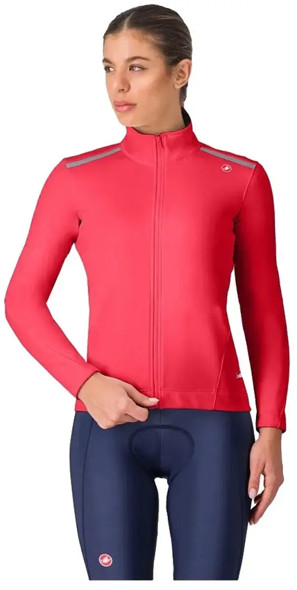 Castelli Espresso Air Gore-Tex Infinium Windstopper Jas - M - Roze