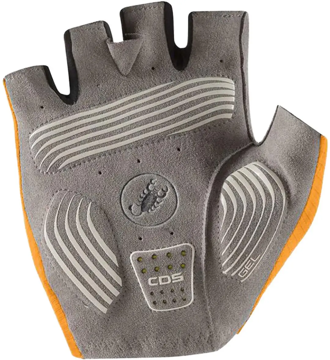 Castelli Espresso Korte Handschoenen S - Oranje