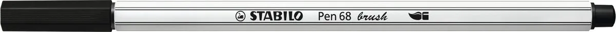 STABILO Pen 68 Brush Viltstift - Oranje