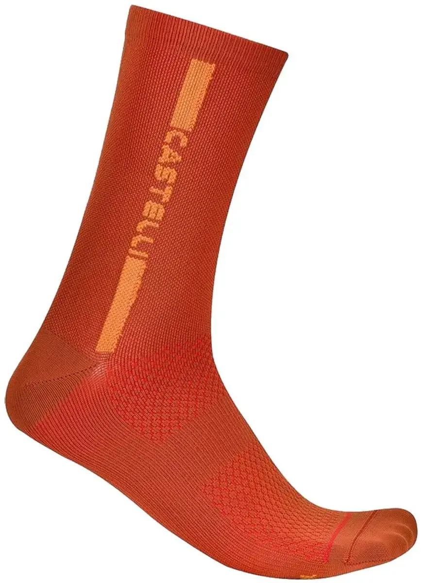 Castelli Linea Logo 15 Sokken Rood,Oranje EU 35-39