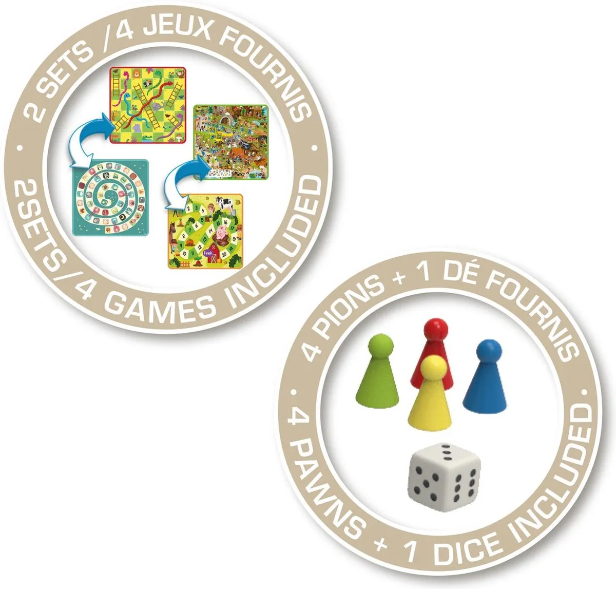 Smoby Set lade met spelletjes - Speelhuisaccessoire