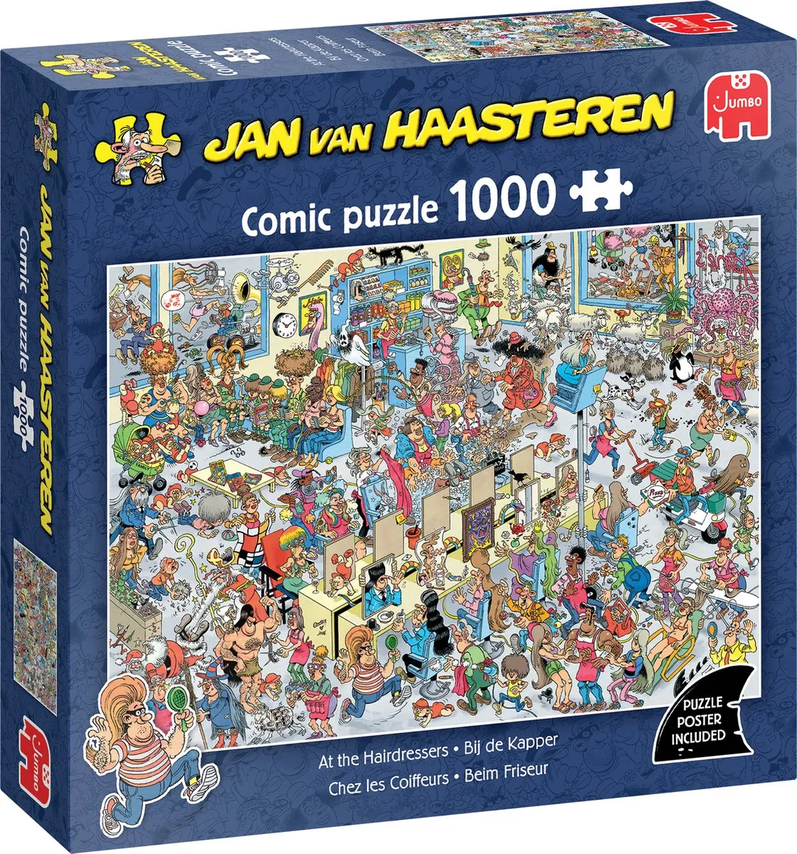 Jumbo JvH Puzzel Bij De Kapper 1000 Stuks - Multicolor