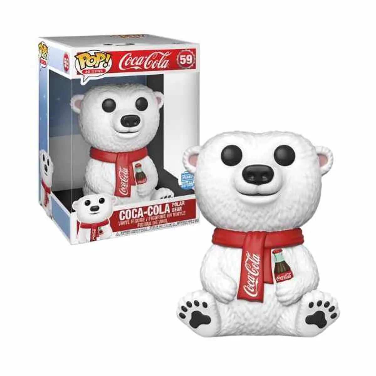 Funko Pop! Coca Cola Poolbeer #59 - 10" - Wit & Rood