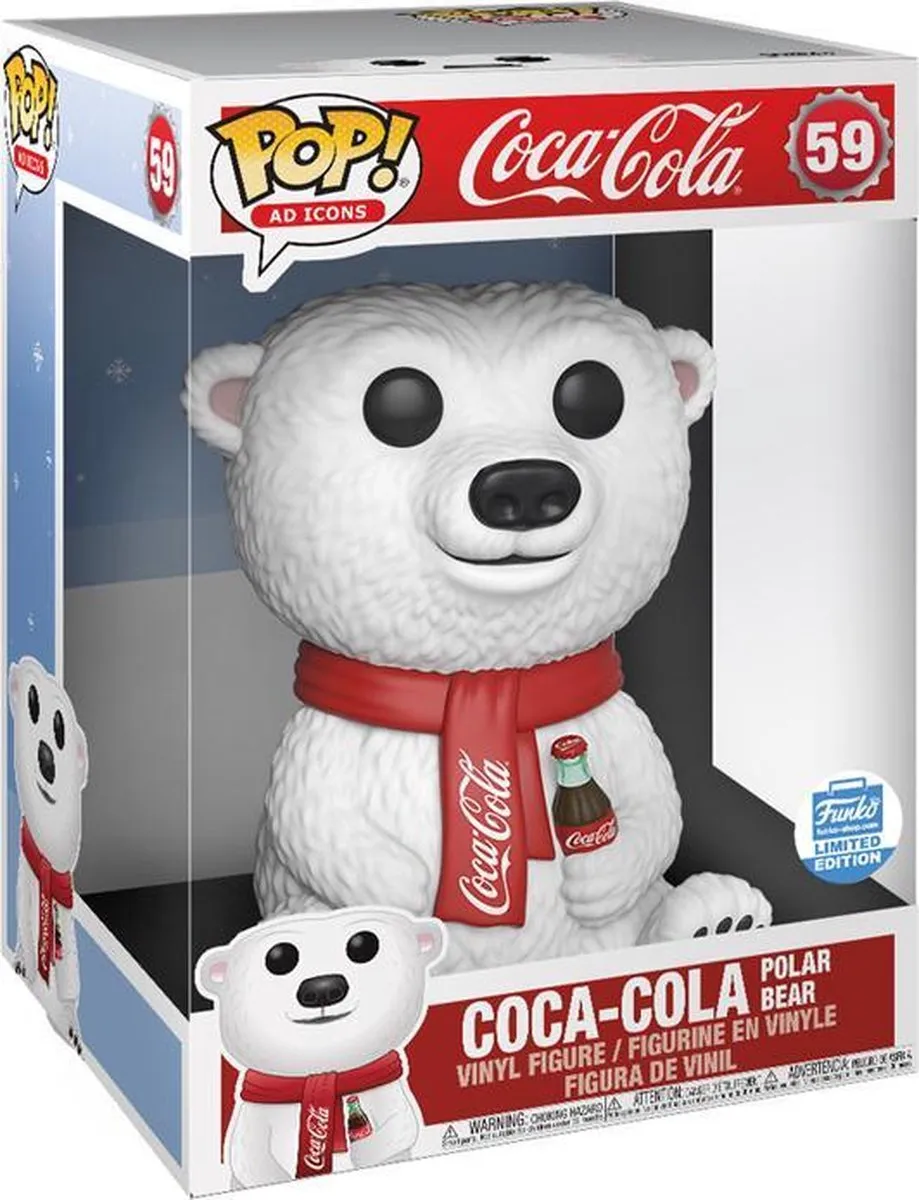 Funko Pop! Coca Cola Poolbeer #59 - 10" - Wit & Rood