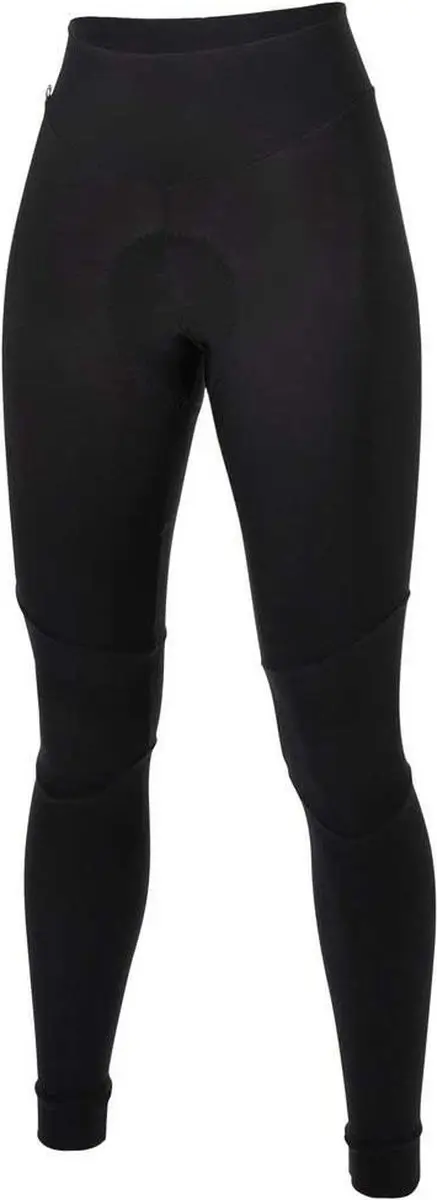 Santini Fietsbroek lang met bretels Dames Zwart