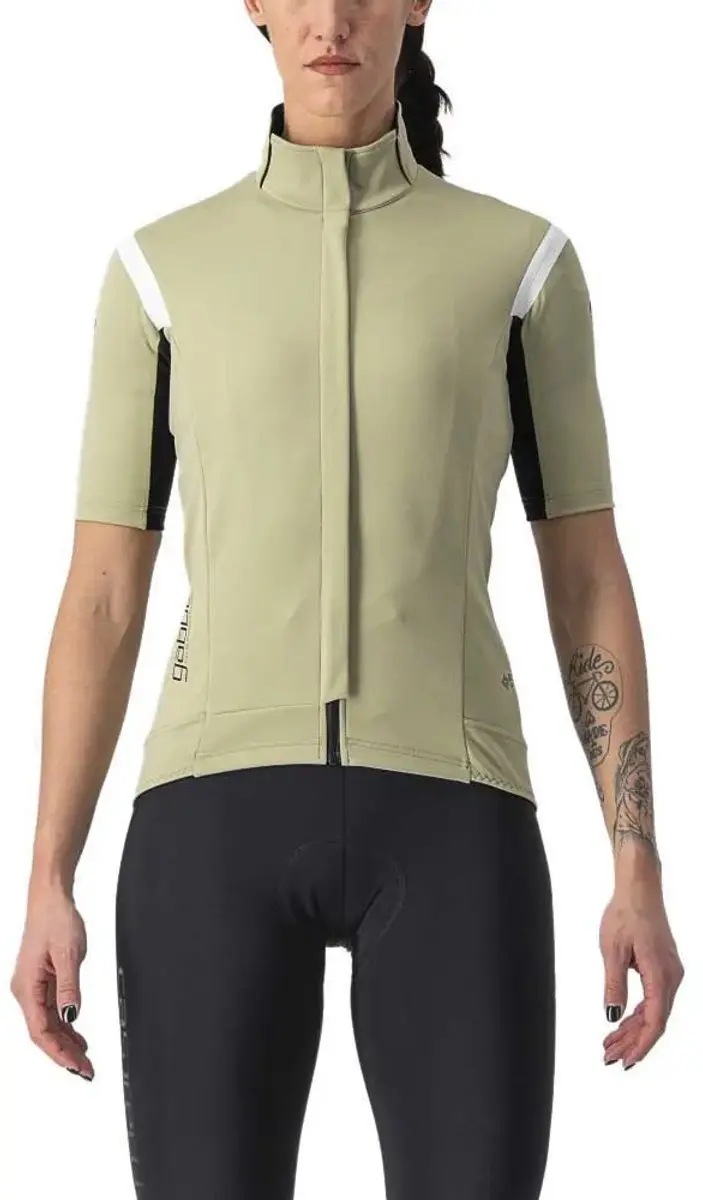 Castelli Gabba Ros 2 Gore-tex Infinium™ Windstopper® Jas Beige S Vrouw
