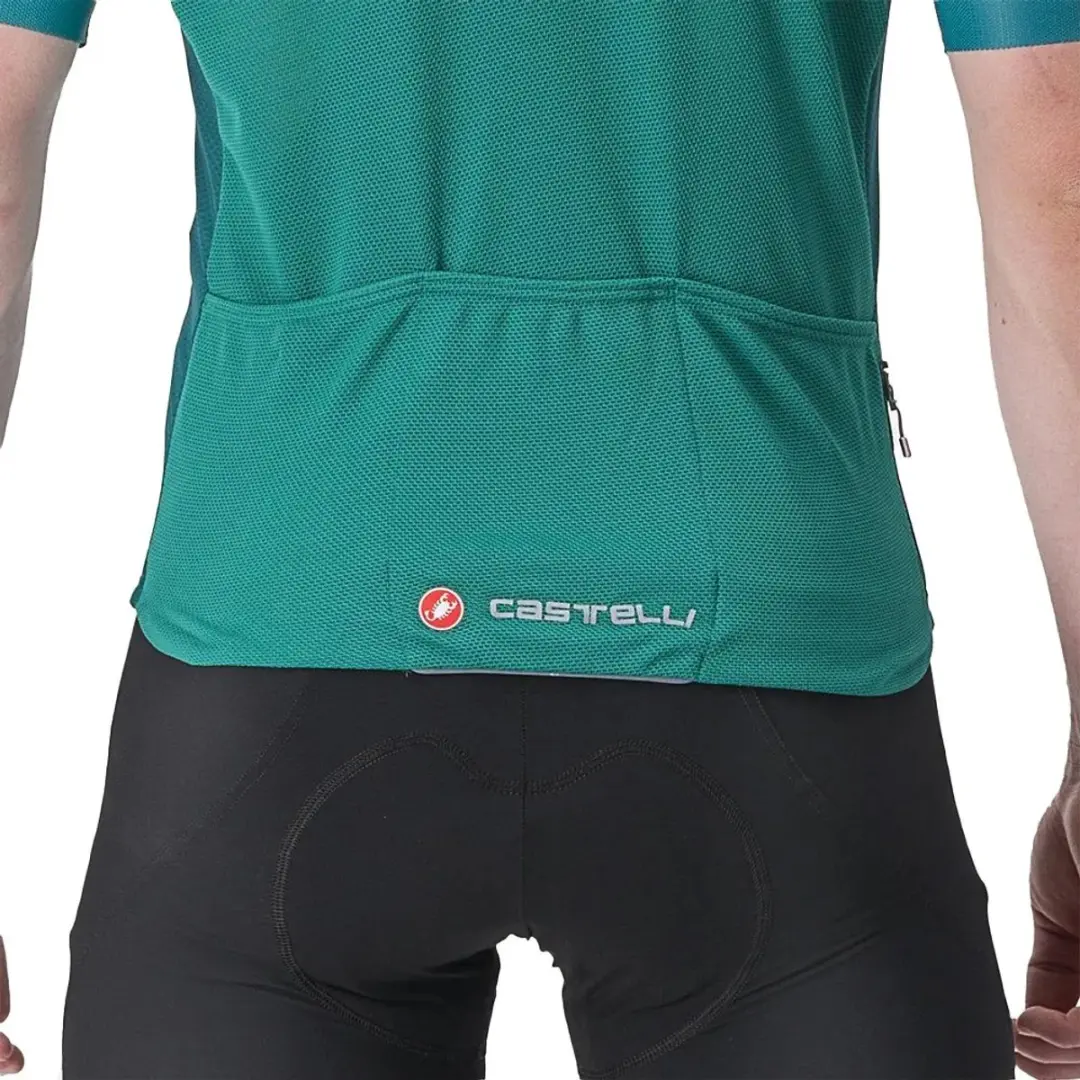 Castelli Endurance Elite Wielertrui - S - Quetzal Green