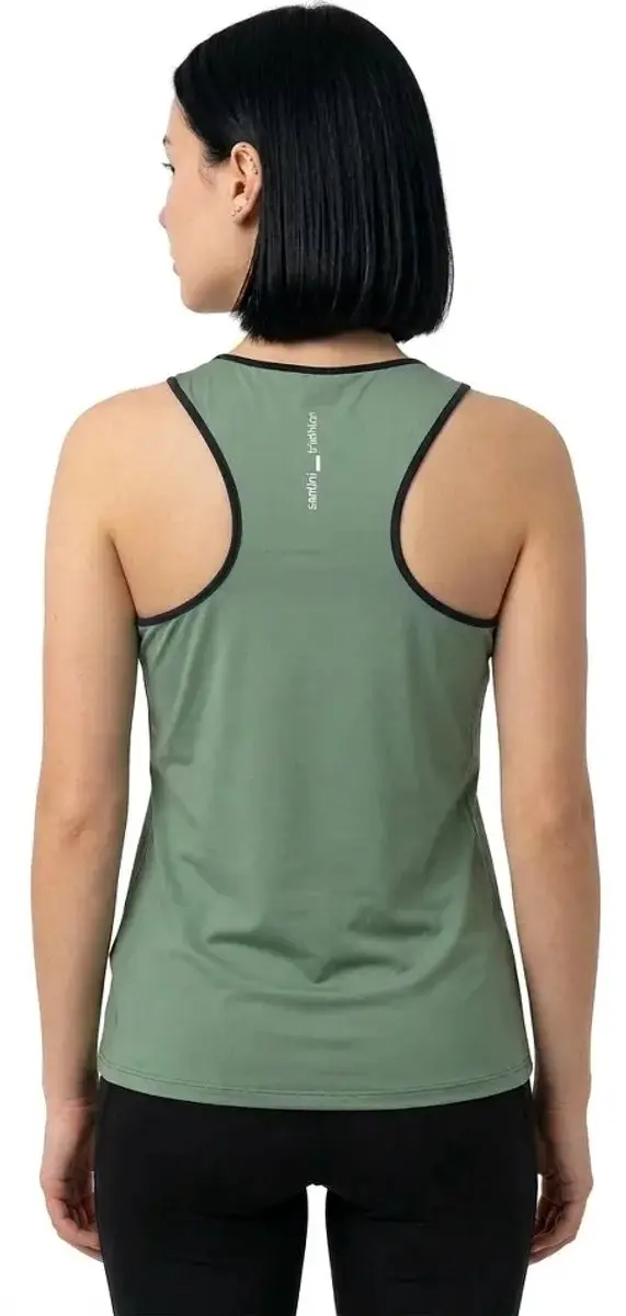 Santini Stream Mouwloze Triatlontrui - Groen L - afbeelding 4 van 4