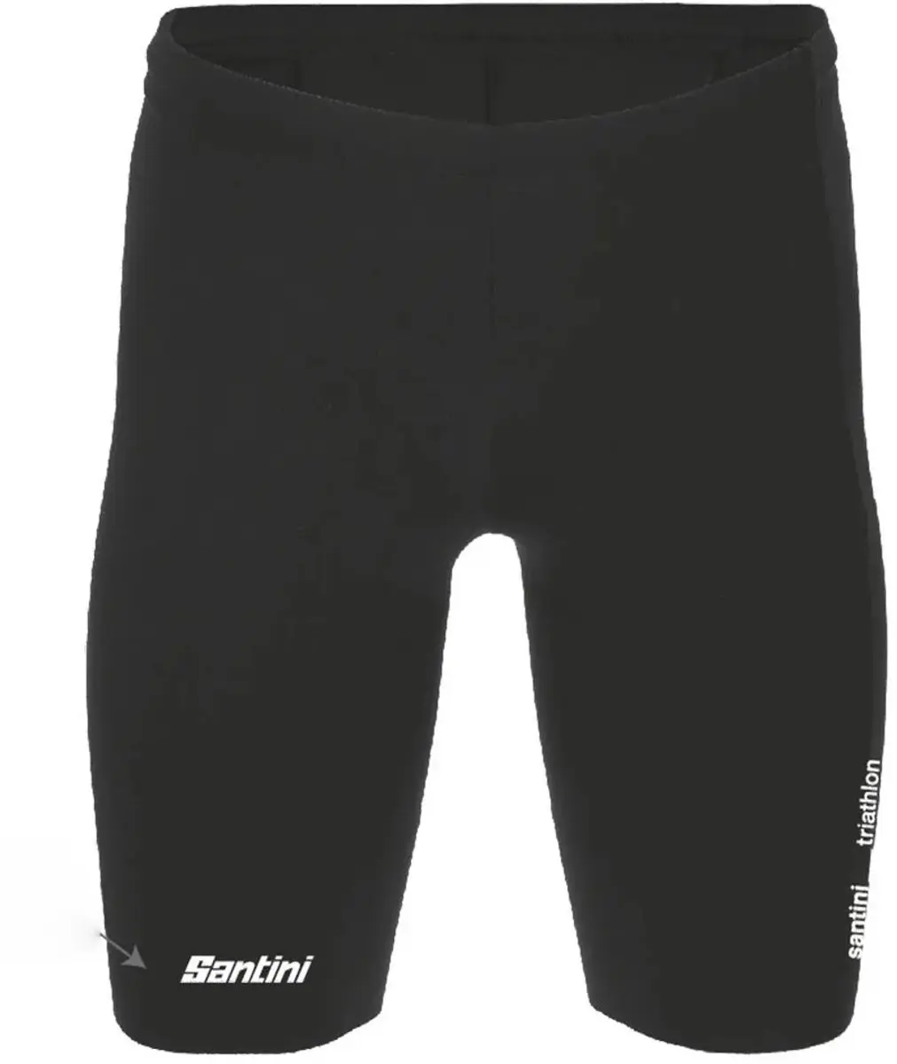Santini Stream Korte Broek Zwart M Man