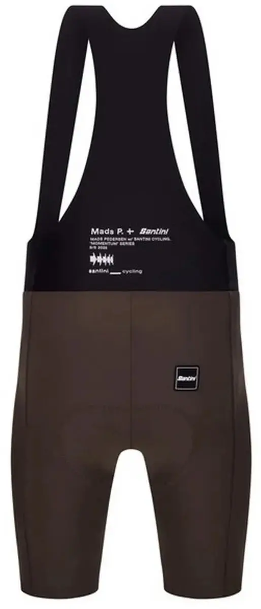 Santini Mads Pedersen Momentum Fietsbroek - S - Chocolate Brown