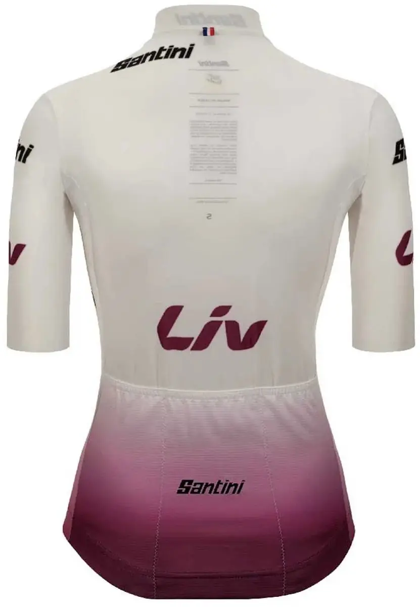 Santini Tour De France Avec Zwift 2025 Wielertrui Wit L