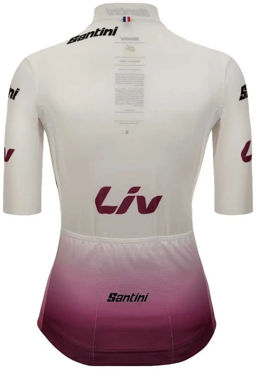 Santini Tour De France Avec Zwift 2025 Wielertrui Wit L