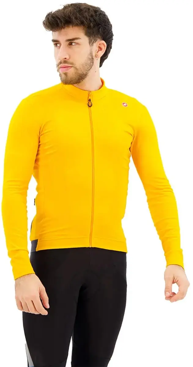 Castelli Espresso Thermal Trui Met Lange Mouwen Oranje 2XL Man