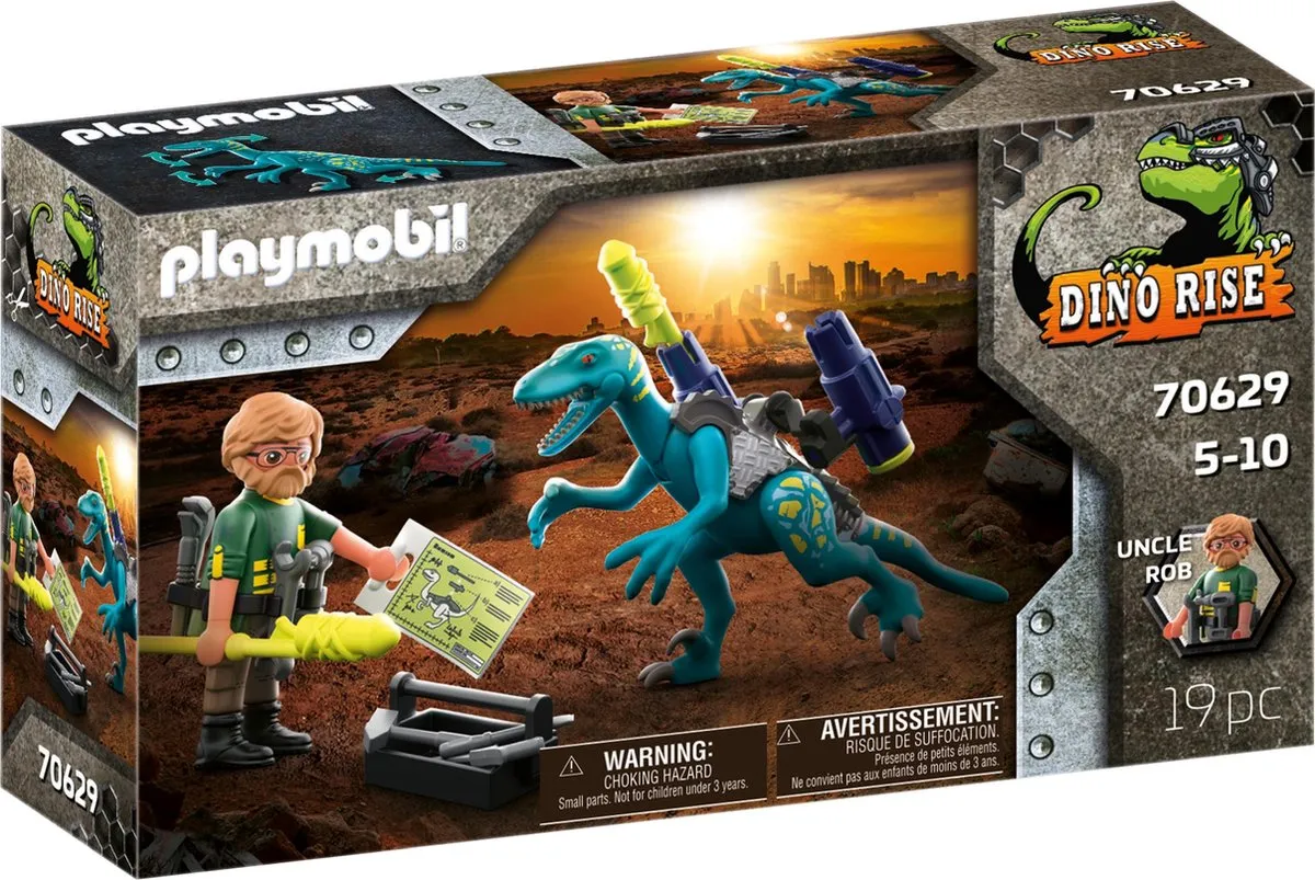 Playmobil Dino Rise Uncle Rob Bewapenen 70629