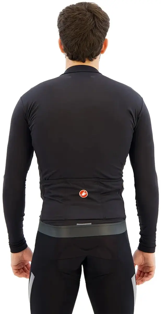 Castelli Espresso Thermal Fietsshirt Lange Mouw - S - Zwart