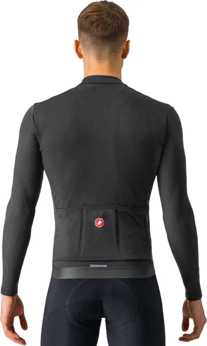 Castelli Espresso Thermal Fietsshirt Lange Mouw - S - Zwart