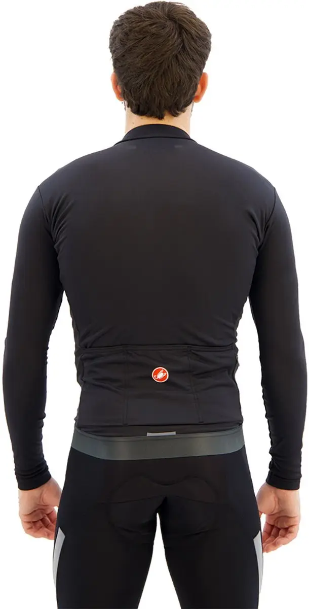 Castelli Espresso Thermal Fietsshirt Lange Mouw - S - Zwart