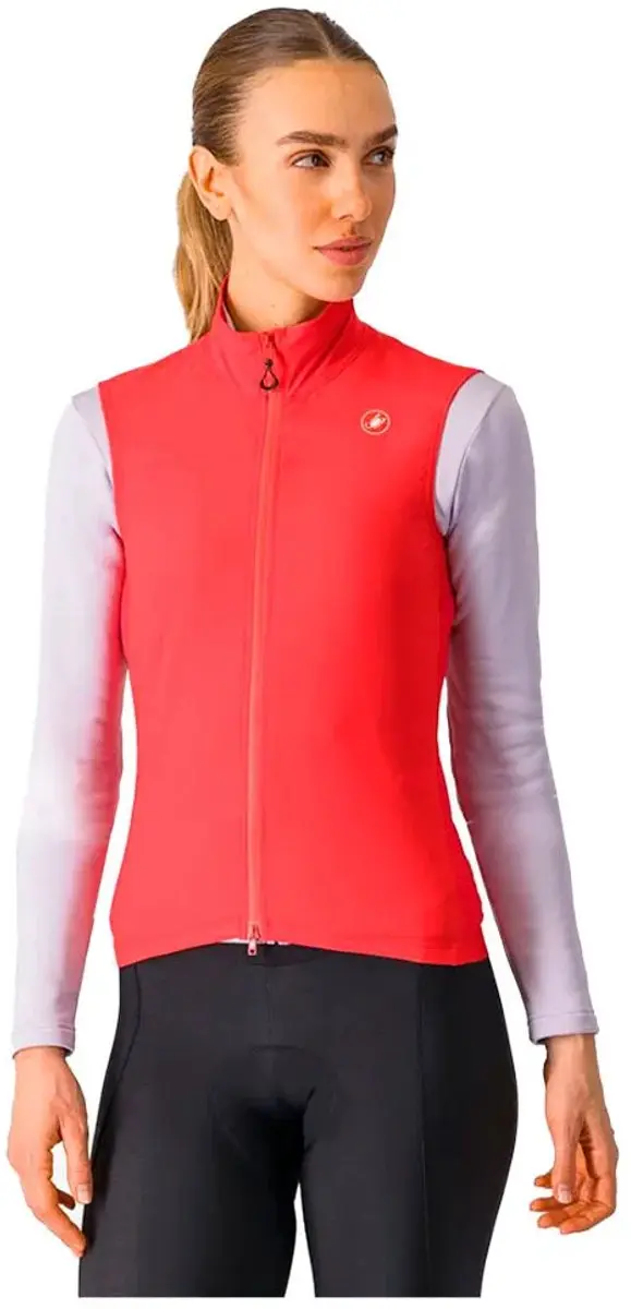 Castelli Espresso Gilet Oranje XS Vrouw