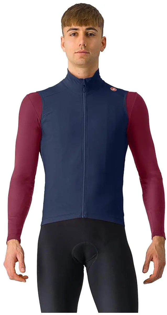 Castelli Espresso Gilet Blauw XL Man