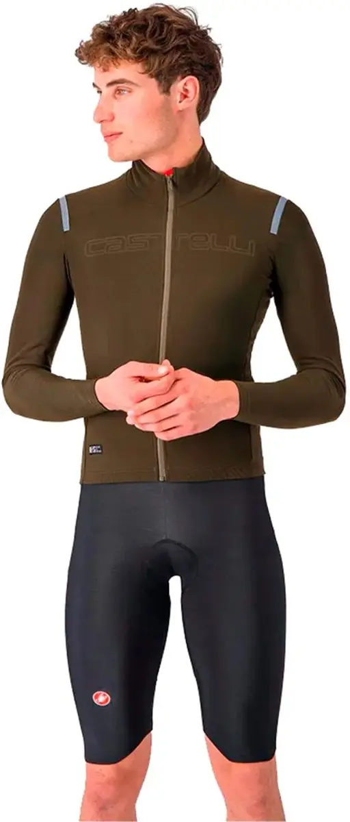 Castelli Omloop Thermal Fietsbroek Groen 3XL Man