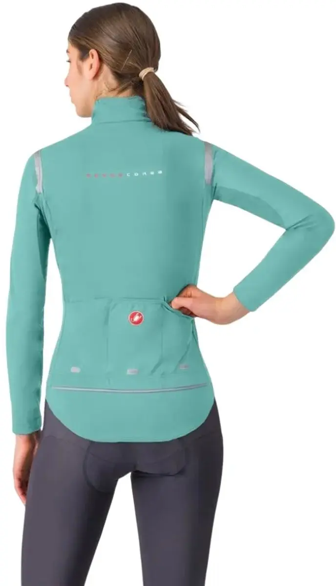Castelli Perfetto Ros 3 Jas - S - Pool Blue/Black Reflex
