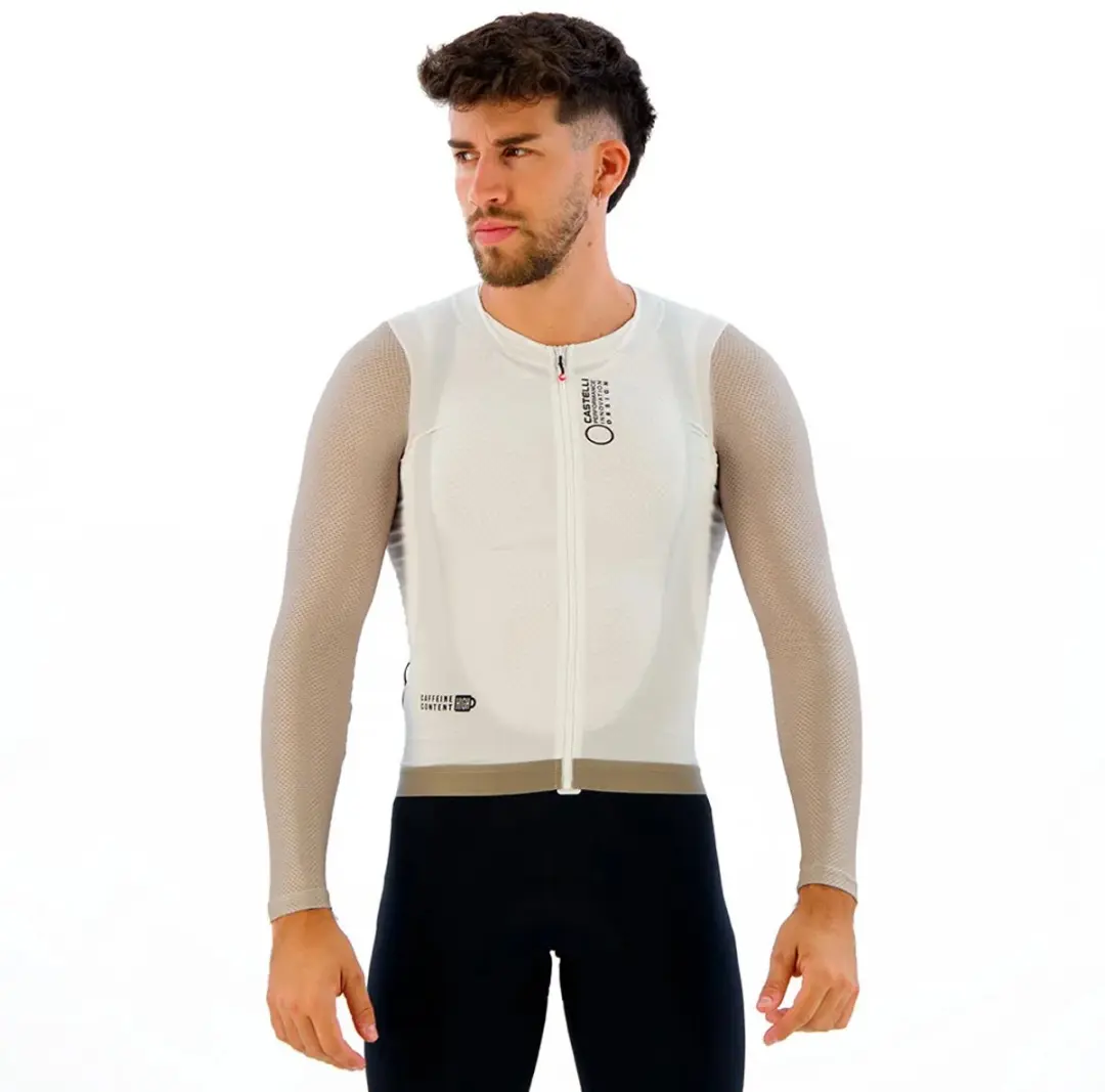 Castelli Corretto Trui Met Lange Mouwen Wit XL Man