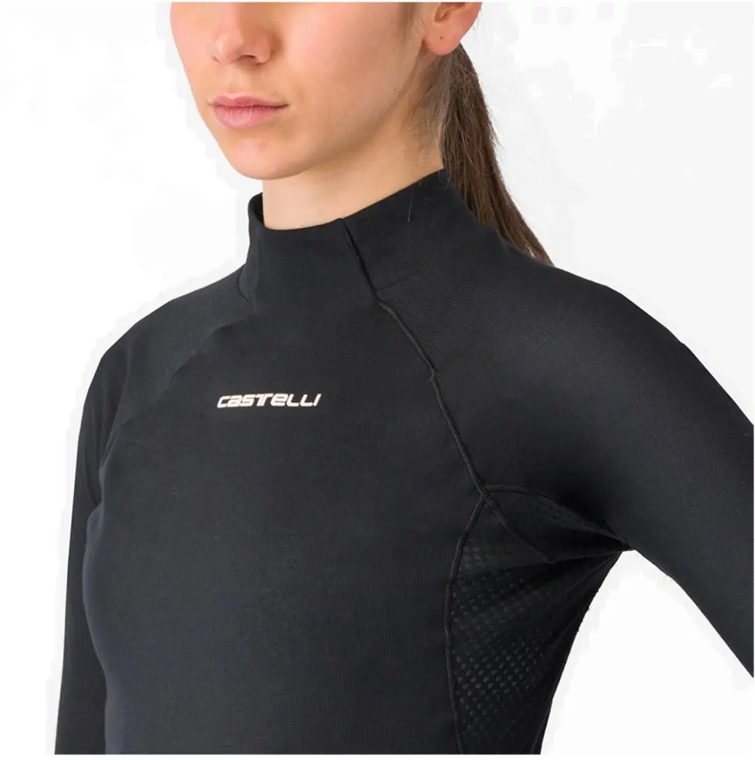 Castelli Flanders 2 Lange Mouwen Basislaag - XL - Zwart