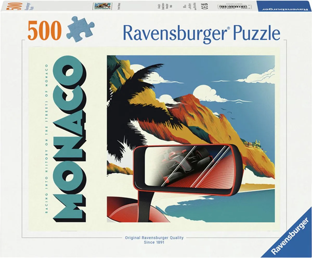 Ravensburger Formule 1 Monaco Legpuzzel 500 Stuks - 12000774