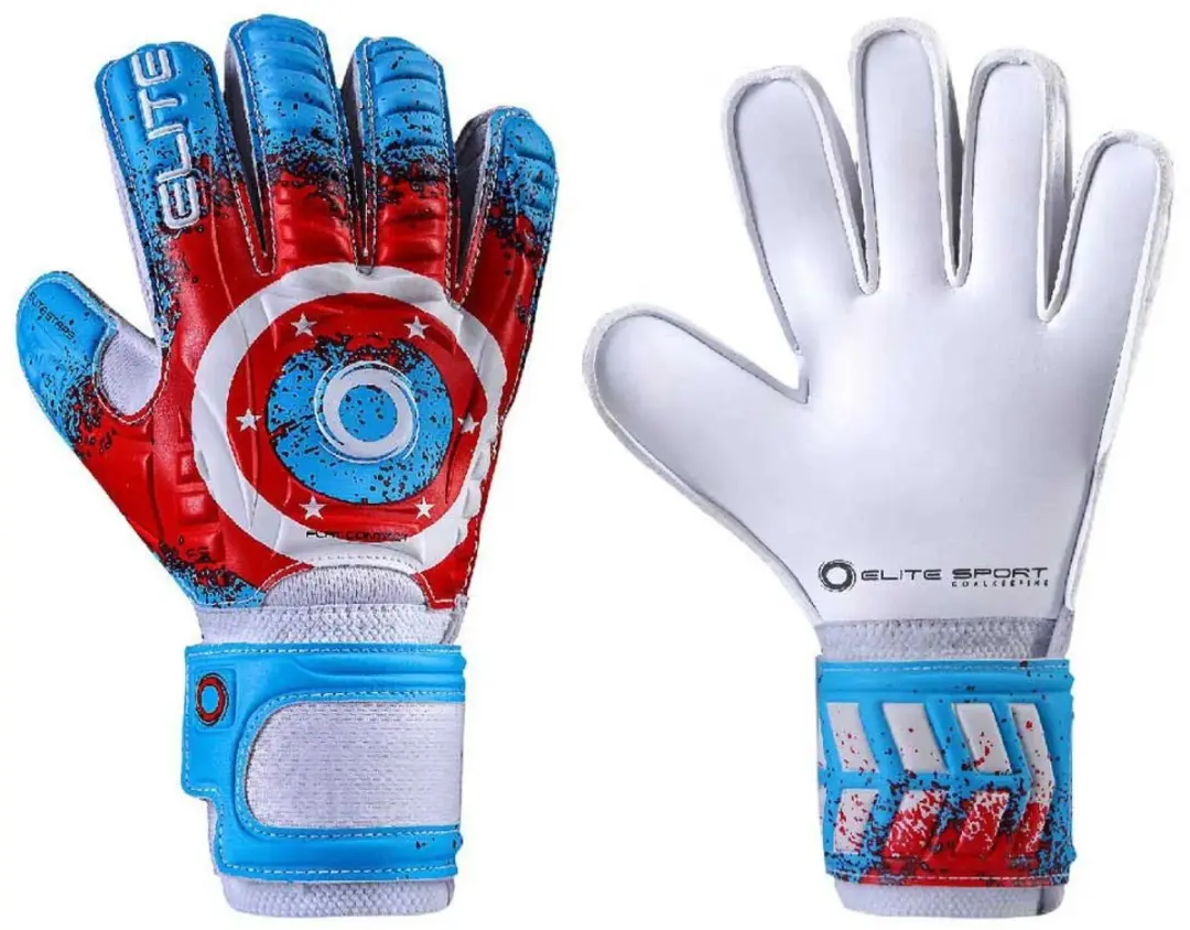 Elite Keepershandschoenen Kind Stars - Maat 5 - Blauw/Rood/Wit