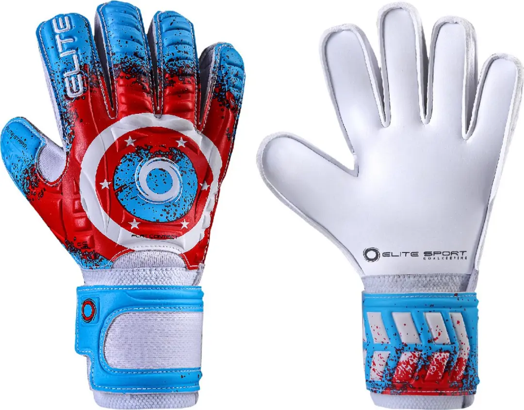 Elite Keepershandschoenen Kind Stars - Maat 5 - Blauw/Rood/Wit
