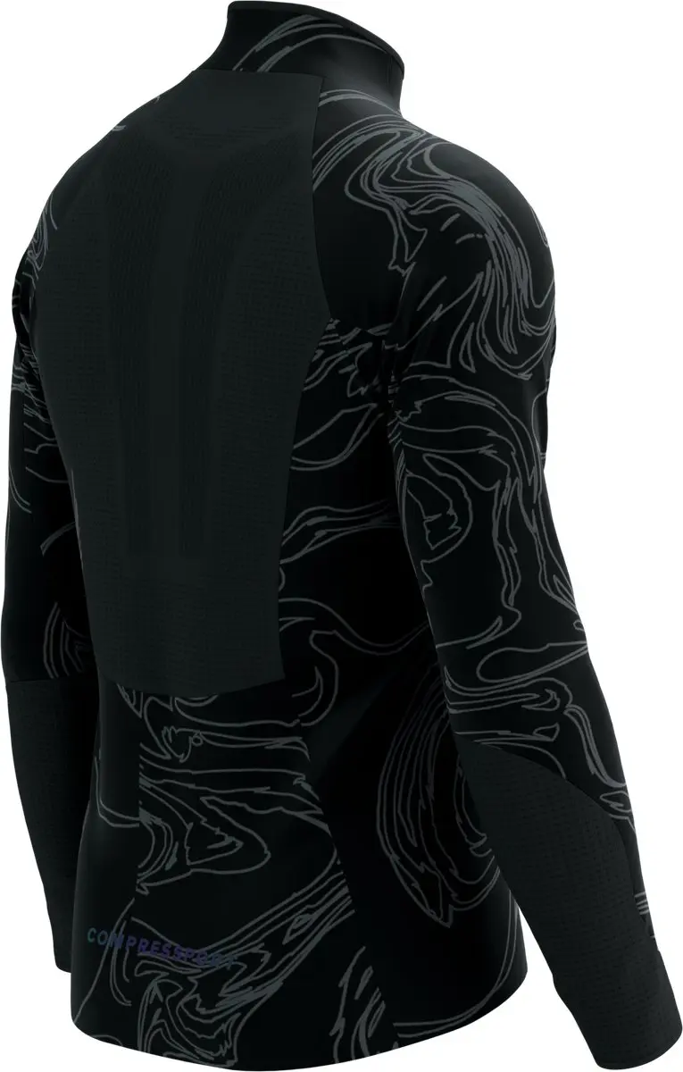 Compressport Hurricane Windproof Jacket M - Black/Aurora - afbeelding 6 van 6
