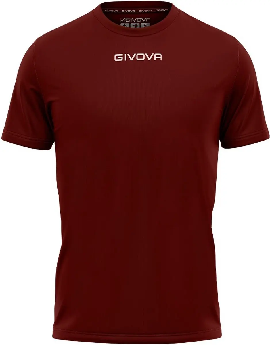 Givova One Microforata Sportshirt - 3XL - Rood