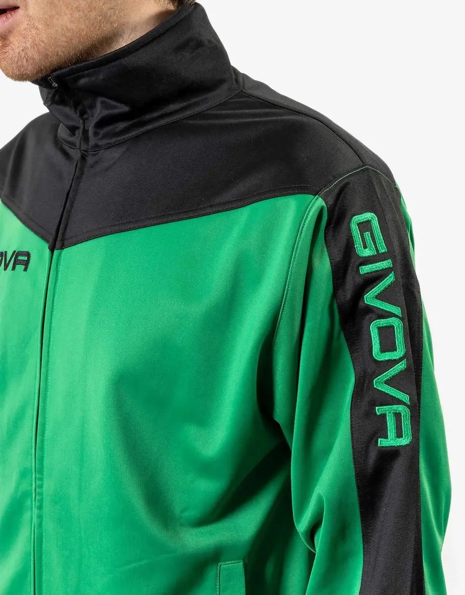 Givova Roma Sportset - XL - Groen/Zwart
