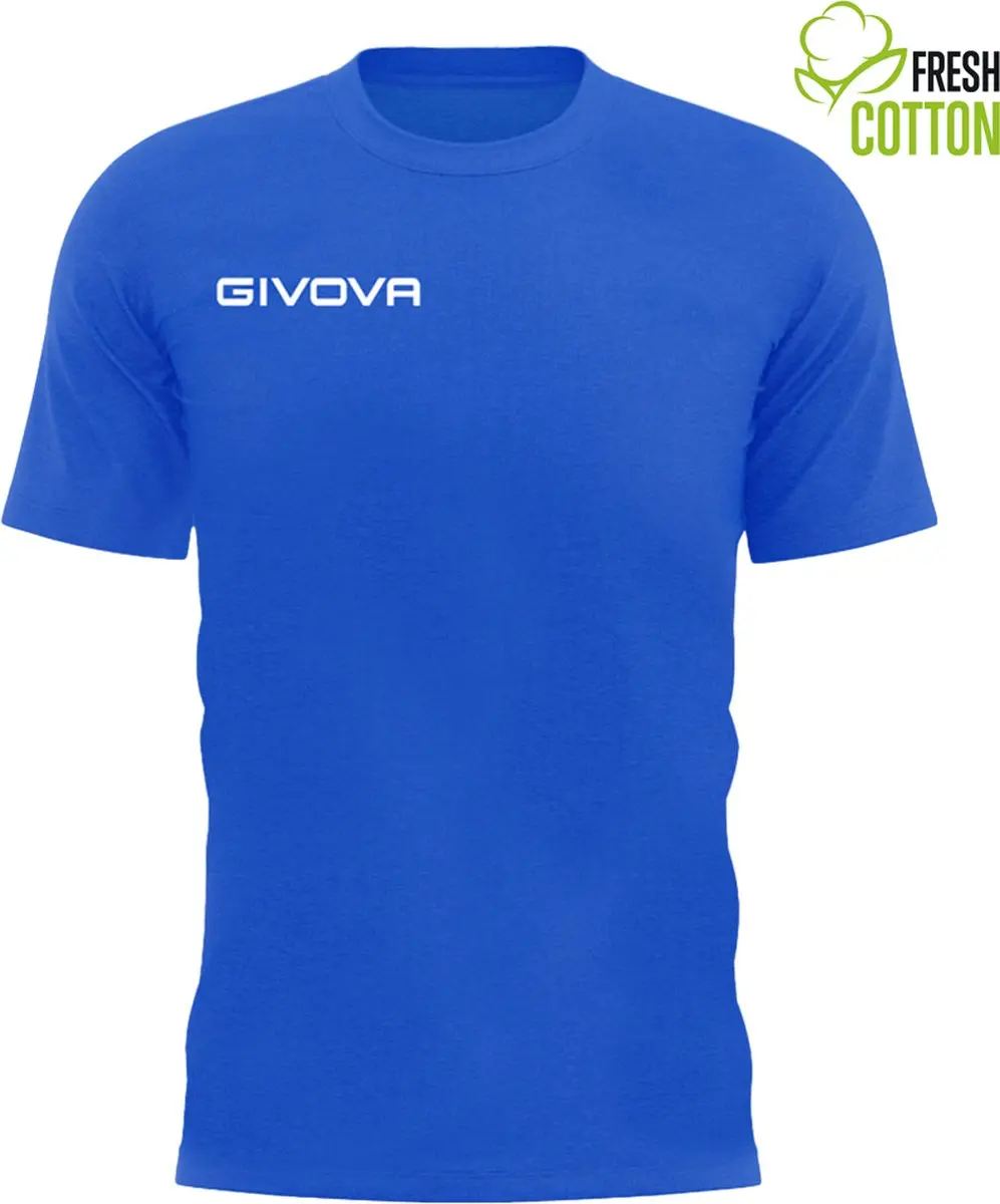 Katoenen T-shirt Givova Fresh Koningsblauw