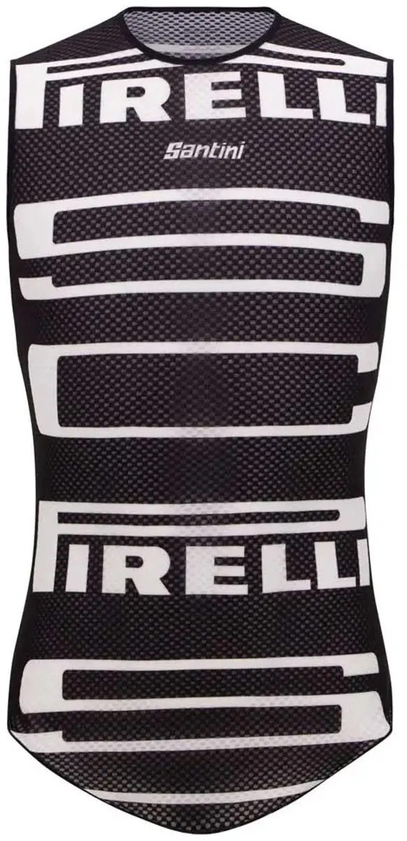 Santini Pirelli Mouwloos Basislaag Veelkleurig XS Man