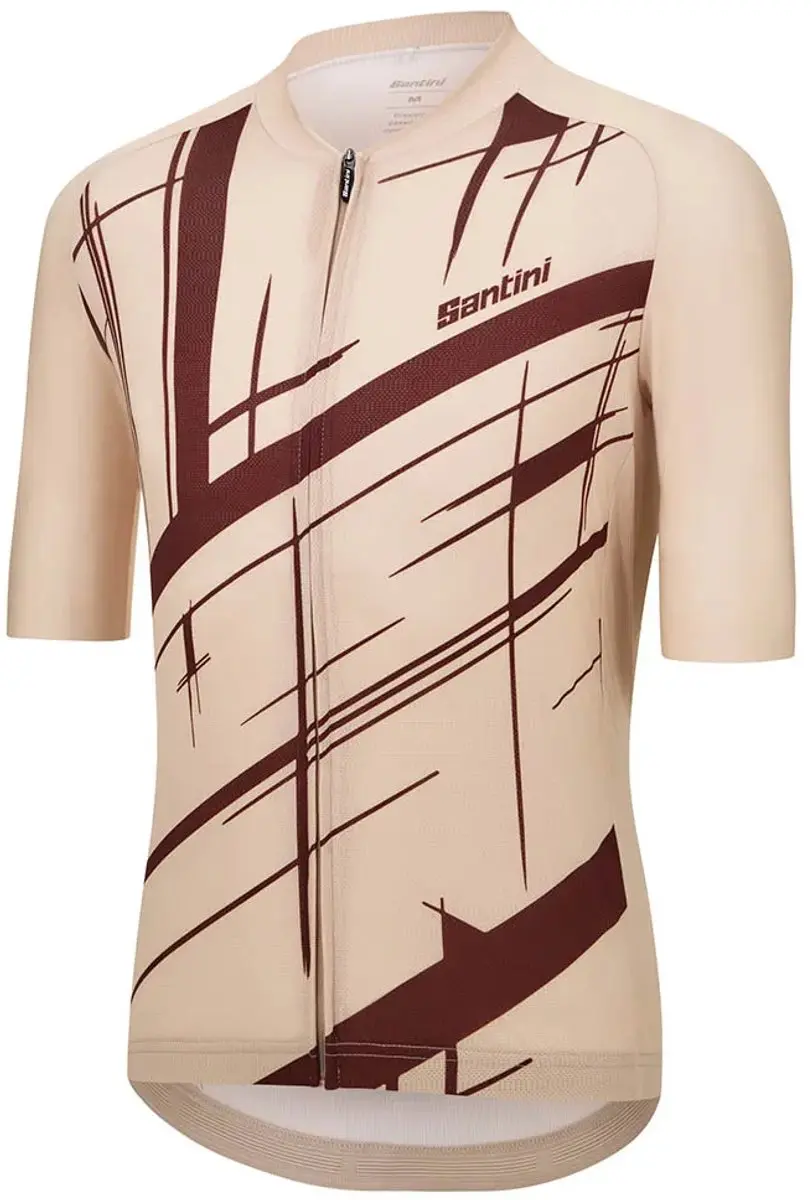 Santini Sketch Wielertrui - L - Cappuccino