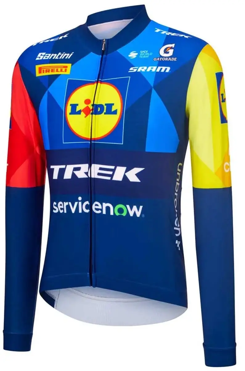 Santini Lidl Trek 2026 Trui Lange Mouwen - Blauw - M L