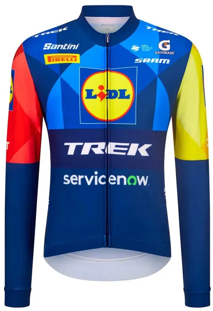 Santini Lidl Trek 2026 Trui Met Lange Mouwen Blauw L Man