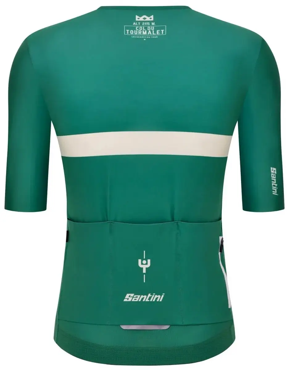 Santini Mj Col Du Tourmalet Wielertrui - Groen XL
