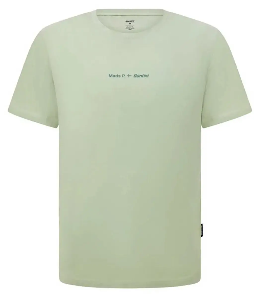 Santini Mads Pedersen Momentum Series T-shirt Met Korte Mouwen Groen L