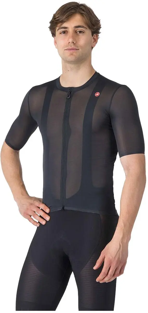 Castelli Superleggera A/c Korte Mouw Wielertrui Zwart L Man