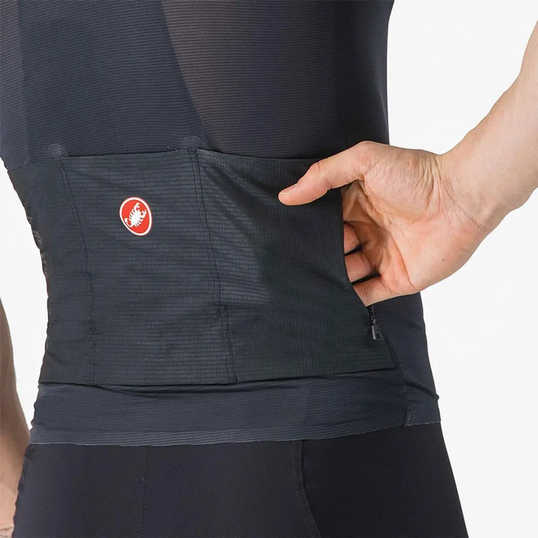 Castelli Superleggera A/C Wielertrui - L - Light Black