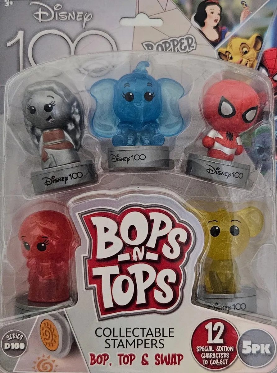 Disney Bops n Tops Verzamelbare Stempels