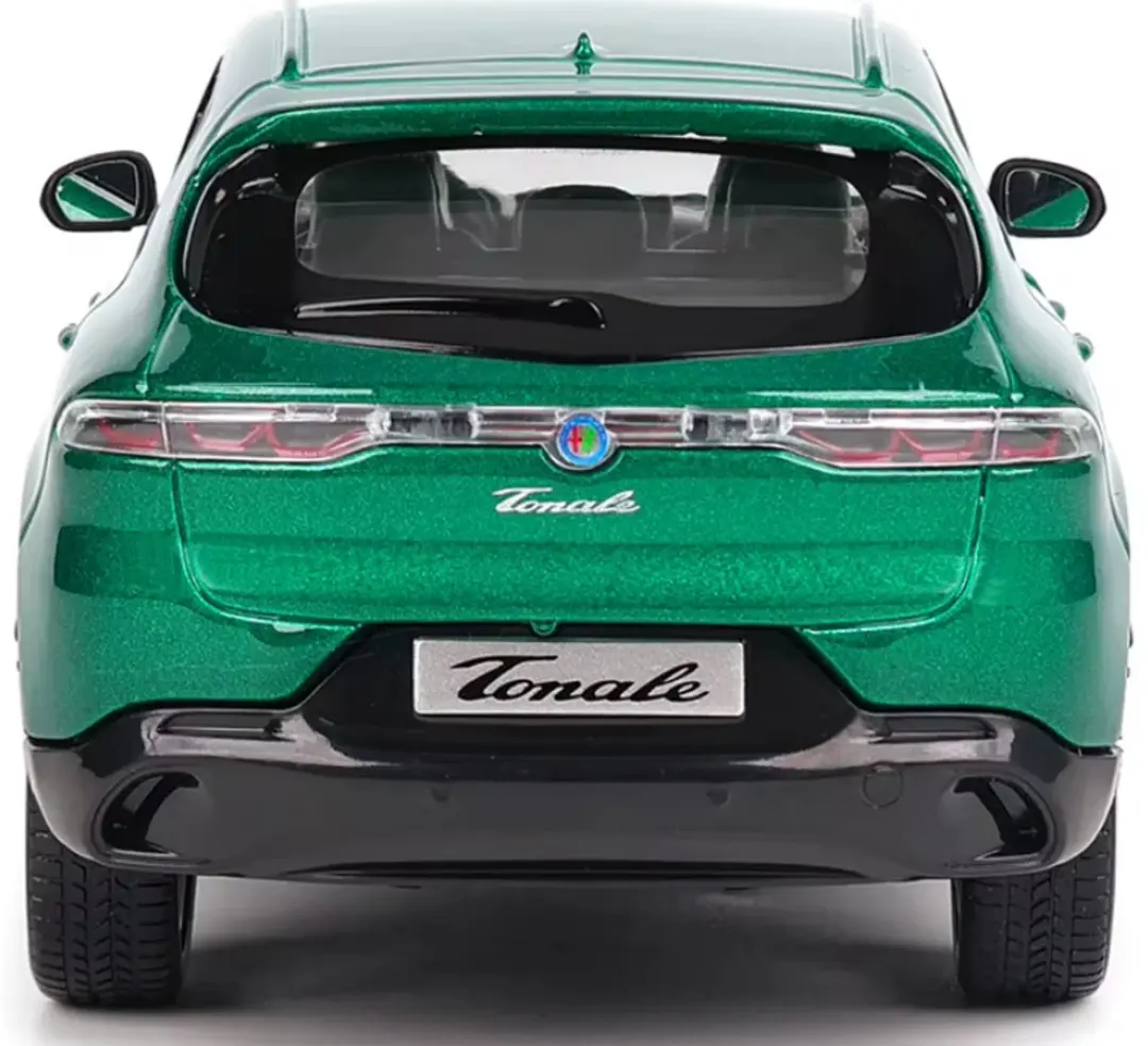 Bburago Alfa Romeo Tonale 2022 1:24 Model - Groen - afbeelding 4 van 6